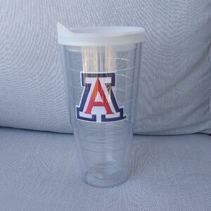 Arizona Wildcat Tervis Clear Tumbler with Red and Blue Logo